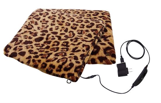 图片 Happy warmmy 电热毛毯 豹纹